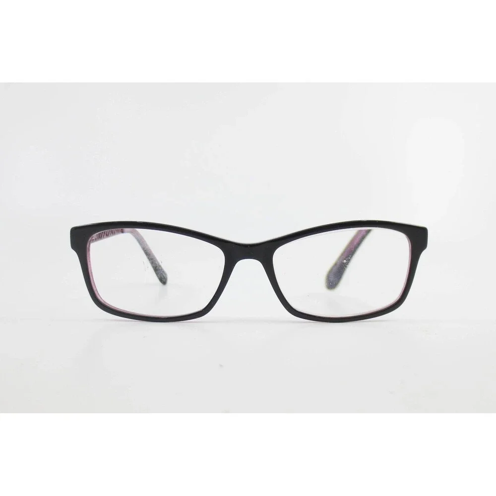 Saks Fifth Avenue SA 5004 BK/PK Black Pink Glitter Eyeglass Frames 52-15-135